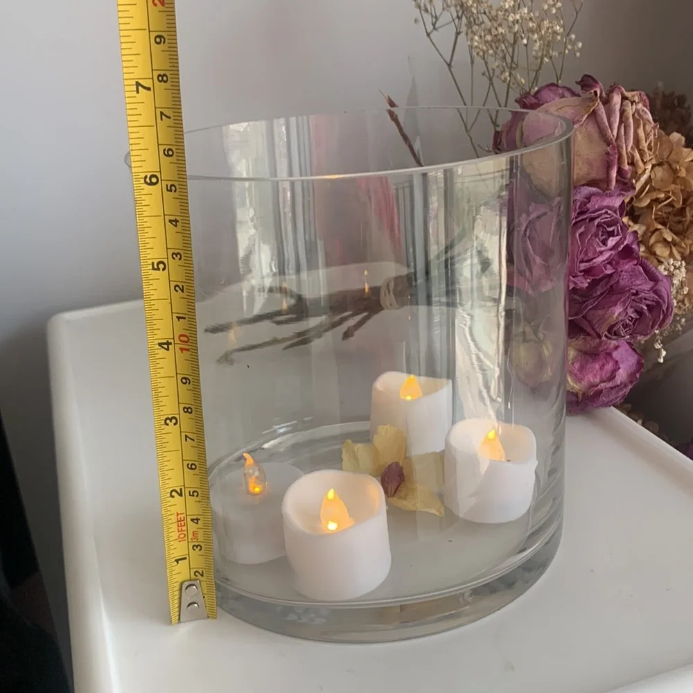 Anthropologie clear glass